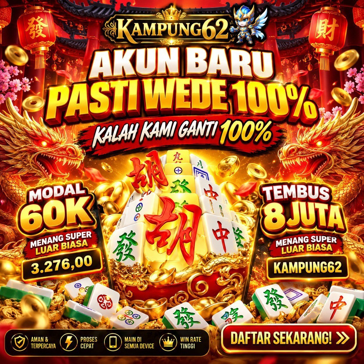 KAMPUNG62 : Login Ke Situs Resmi dengan Link Alternatif Terpercaya